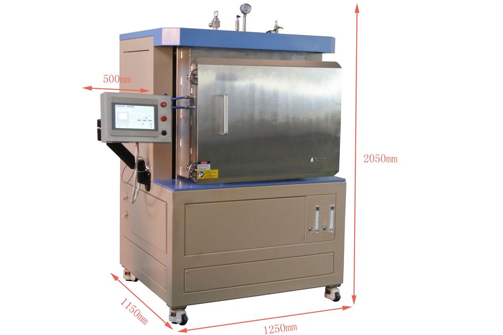1700°C Max. Heavy Duty Hydrogen Gas Box Furnace 16"x16"x16" (65 L) - KSL-1600X-H5