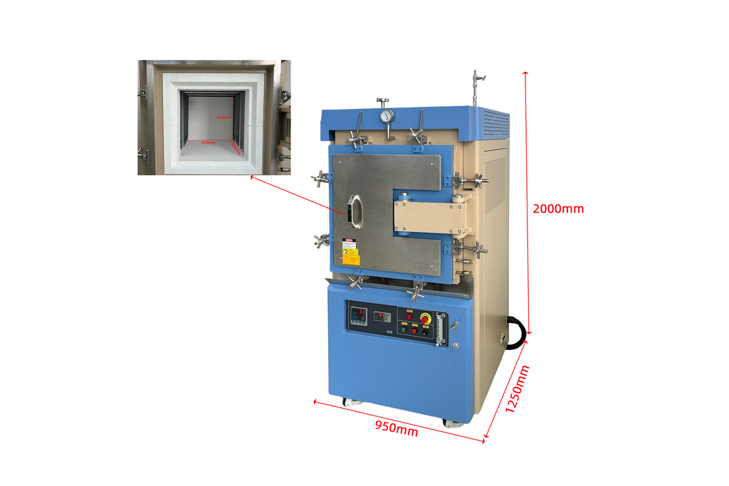 1700ºC Max. Atmosphere Controlled Muffle Furnace (16"x16"x20" 80 L ) - KSL1700X80AC