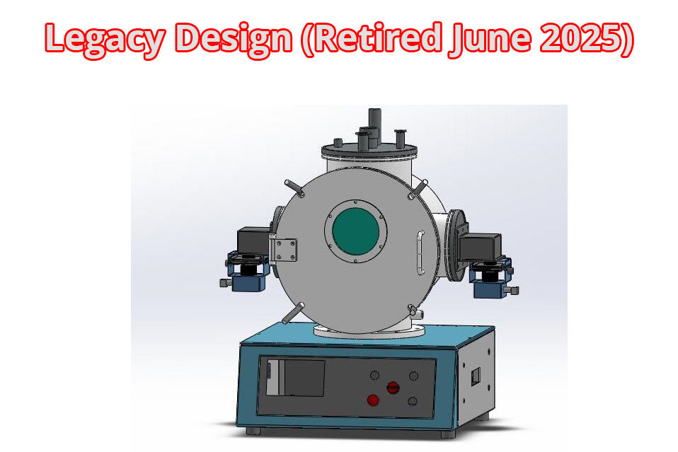 1400ºC Max Vacuum and Atmosphere Controlled Microwave Crucible Furnace - KSL-VMW-1400