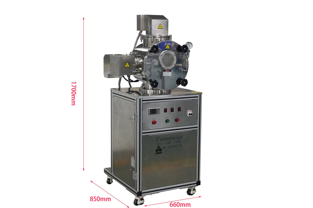 1400ºC Max Vacuum and Atmosphere Controlled Microwave Crucible Furnace - KSL-VMW-1400