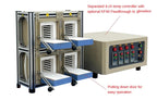 1100°C Four Chamber HTP Muffle Furnace  w/ Programmable Temp. Controller - KSL1100XS-MGI4