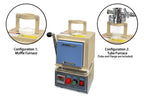 1000°C Compact Muffle Furnace with Programmable Controller & 2" Hole on Top - KSL1100XST