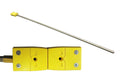Thermocouple: K type 3mm OD x 4" L with Alloy sheath and Standard Plug for Calibration - TCK4S3B
