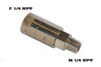 Inline Swivel Head (upto 3000PSI) 1/4"FPT x 1/4" MPT, 30 Max. RPM - IS-1430