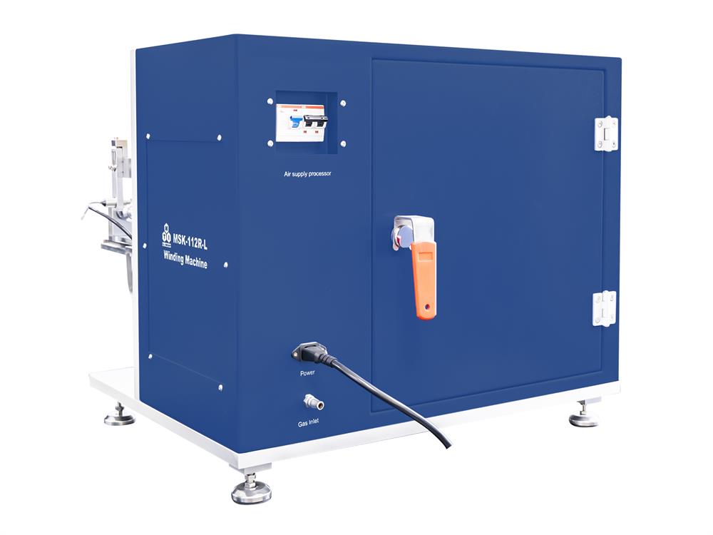 Automatic Winding Machine for 4680 Cylindrical Battery (Up to 50100) with Tabless Structure, MSK-112R-L