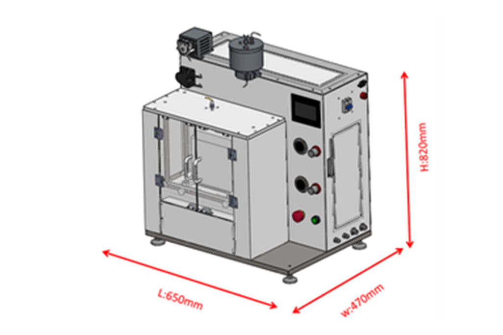 Compact Vacuum Electrolyte Injection System for Prismatic Cells - MSK-113-SVM