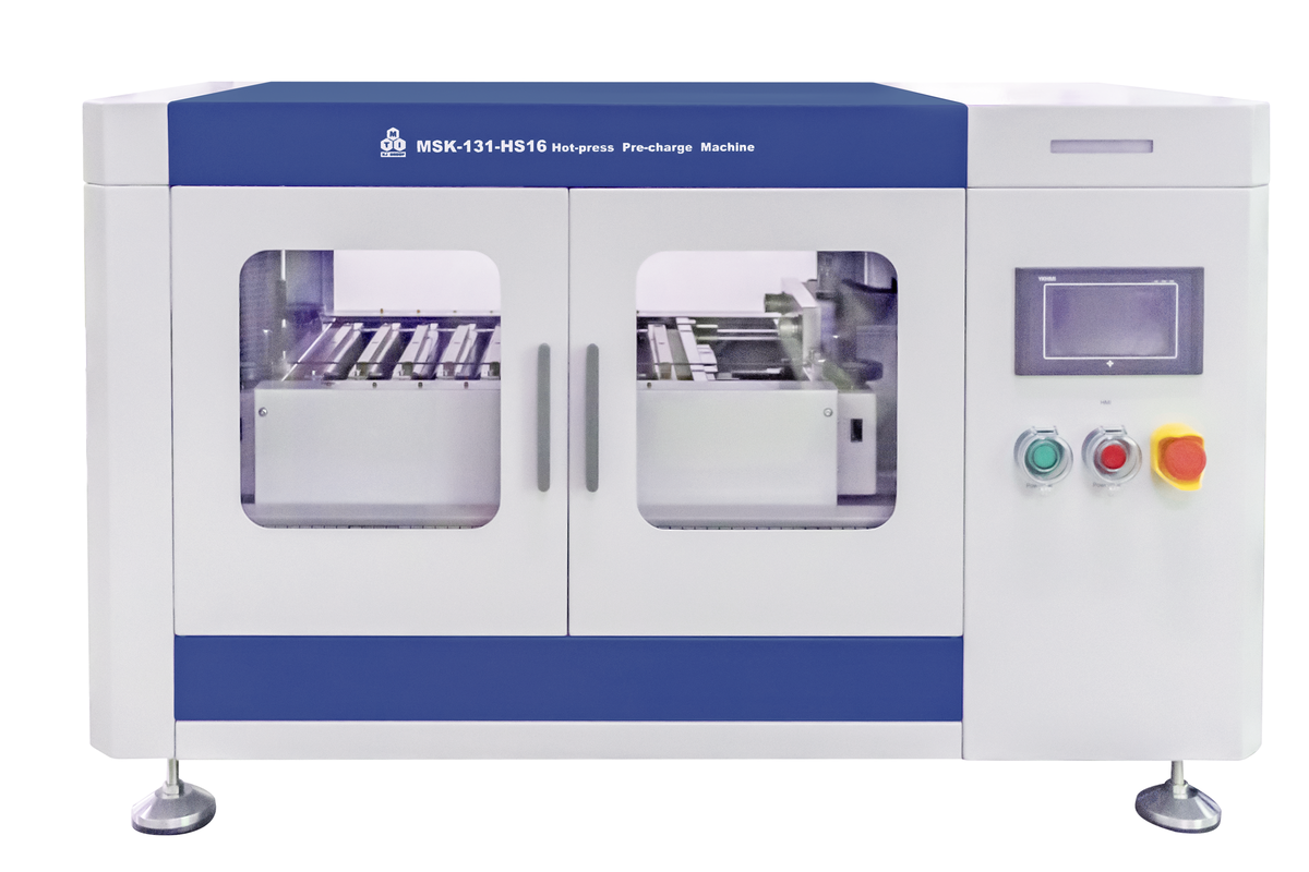 Compact 16-channel Hot Press Machine (Max. 120*80 mm, Single-Side Tabs) for Pouch Cell SEI Formation - MSK-131-HS16