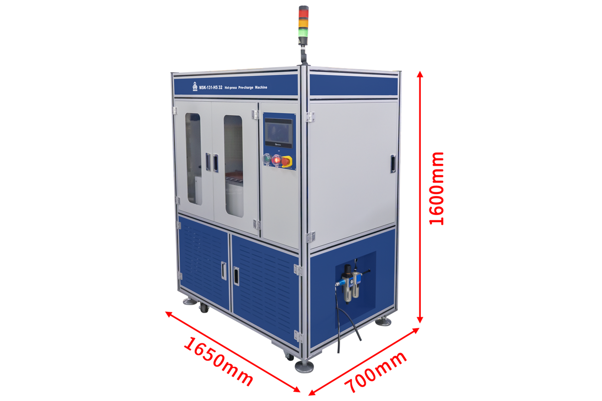 Compact 32-channel Hot Press Machine (Max. 120*80 mm, Single-Side Tabs) for Pouch Cell SEI Formation - MSK-131-HS32