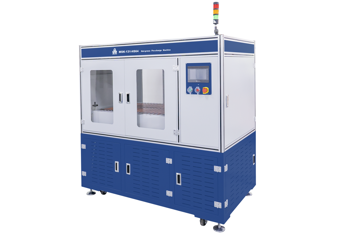 Compact 64-channel Hot Press Machine (Max. 120*80 mm, Single-Side Tabs) for Pouch Cell SEI Formation - MSK-131-HS64