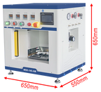 Heating Sealer for Continuous Top/Side Sealing of Pouch Cells (Max. 190×190×12 mm) - MSK-140-AM