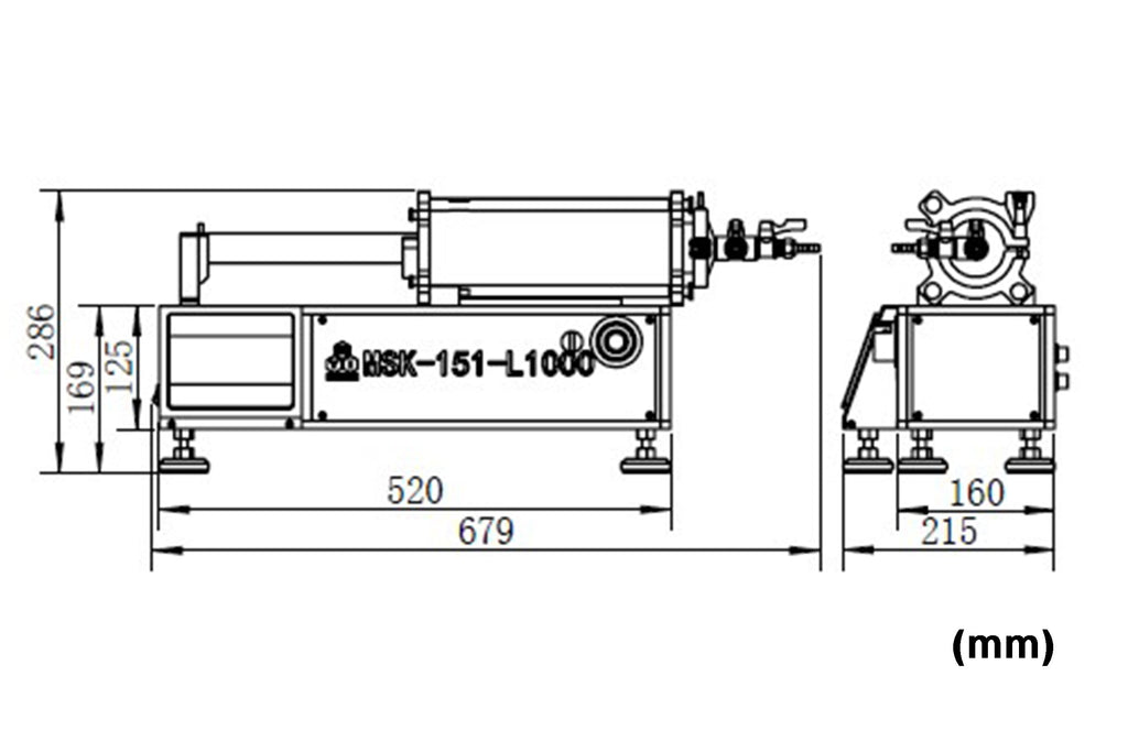 Digital-Controlled Slurry Feeding Device, 500 or 1000 ml - MSK-151-L