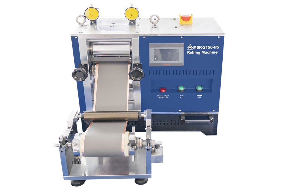 5T Max. R2R Pressure-Controlled Cold Rolling Press (6" Width), Glovebox Compatible - MSK-2150-H5-R2R
