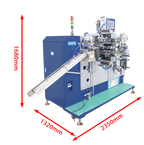 Automatic Roll-to-Stripe Slitting Machine with Integrated Functions of Electrode Cutting, Tab Welding, and Taping for Cylindrical Cell-MSK-521