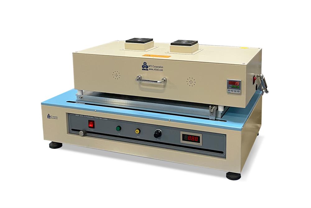 120°C Max. Film Coater w/ Vacuum Bed (12"Wx24"L) and Rapid Infrared Heating Cover & 250mm Doctor Blade-MSK-AFA-IIVCIR