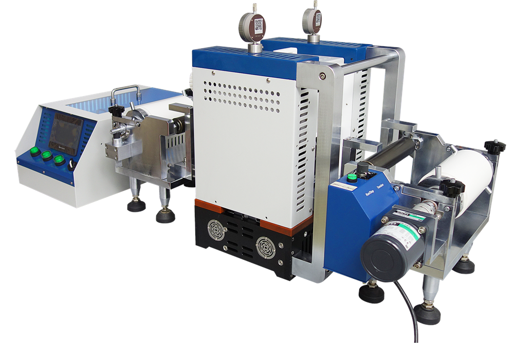 Gap-Controlled Hot Rolling Press (6" W x 4"Dia., Max. 200℃) for Dry Electrode Battery, Glovebox Compatible - MSK-H2150-E