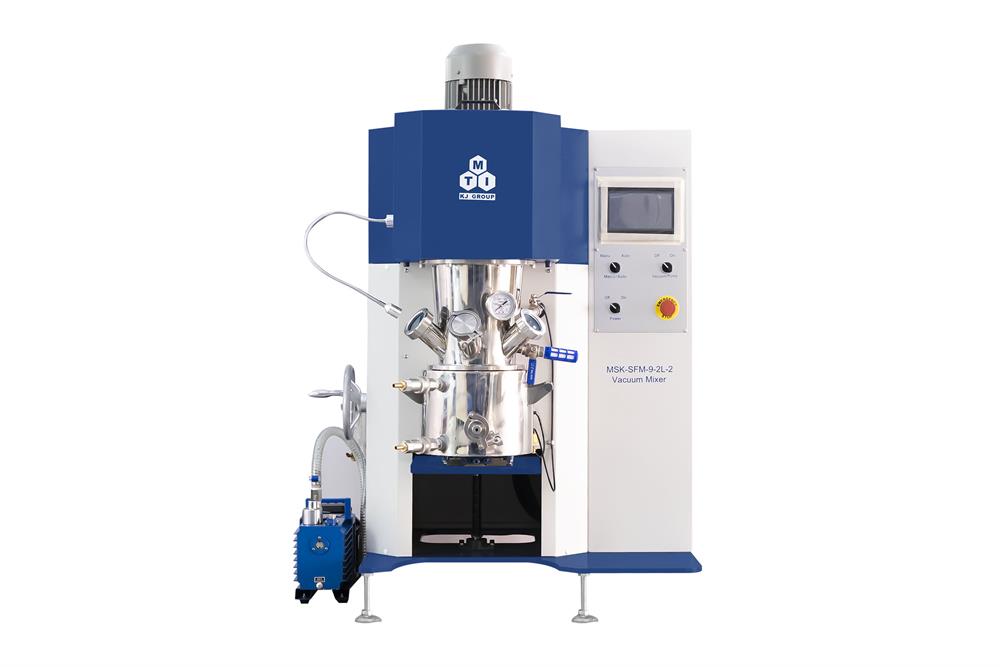 2 Liter Four-Shaft (Two Dispersing, Two Stirring) Planetary Vacuum Mixer with Vacuum Pump & Water Chiller-MSK-SFM-9-2L