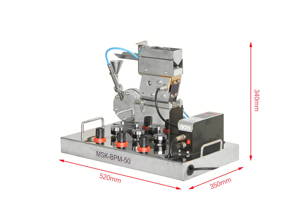 Compact Jet Mill, Speed 50 - 500 g/hr - MSK- BPM-50