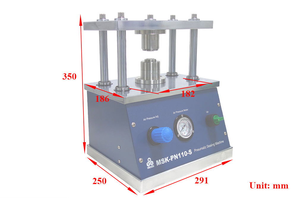 Gas Driven Decrimper for Disassembling CR20XX Series Coin Cells, Ar Gas Compatible ) - MSK-PN110-DS