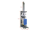 1200 Vertical Automatic Gas Quenching Tube Furnace(60mm ) - OTF-1200X-VGQ-60