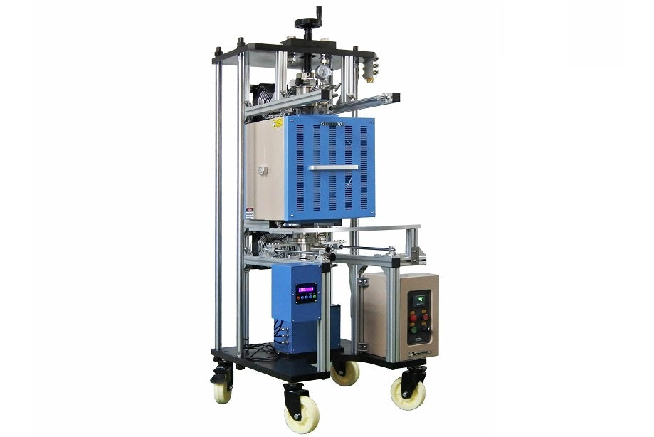 1000ºC Max. Vacuum Pressing Furnace up to with 4" Quartz Tube - OTF-1200X-VHP4