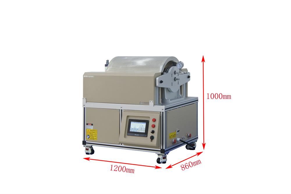 1200 °C Max 6" Automated Tube Furnace for AI Material Research - OTF1200XS6-ASD