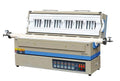1700C Six Zone Split Tube Furnace with Flange & Alumina Tube (60 mm O.D.) - OTF1700X6Z