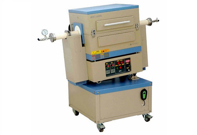 1500°C Max. Dual Zone Rotary Tube Furnace with 60 mm OD Alumina Tube - OTF-1500X-II-R60