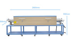Six-Zone Split Tube Furnace (Optional 2-4" Quartz Tube x 2 Meter L, 1200C Max.) - OTF1200XVI