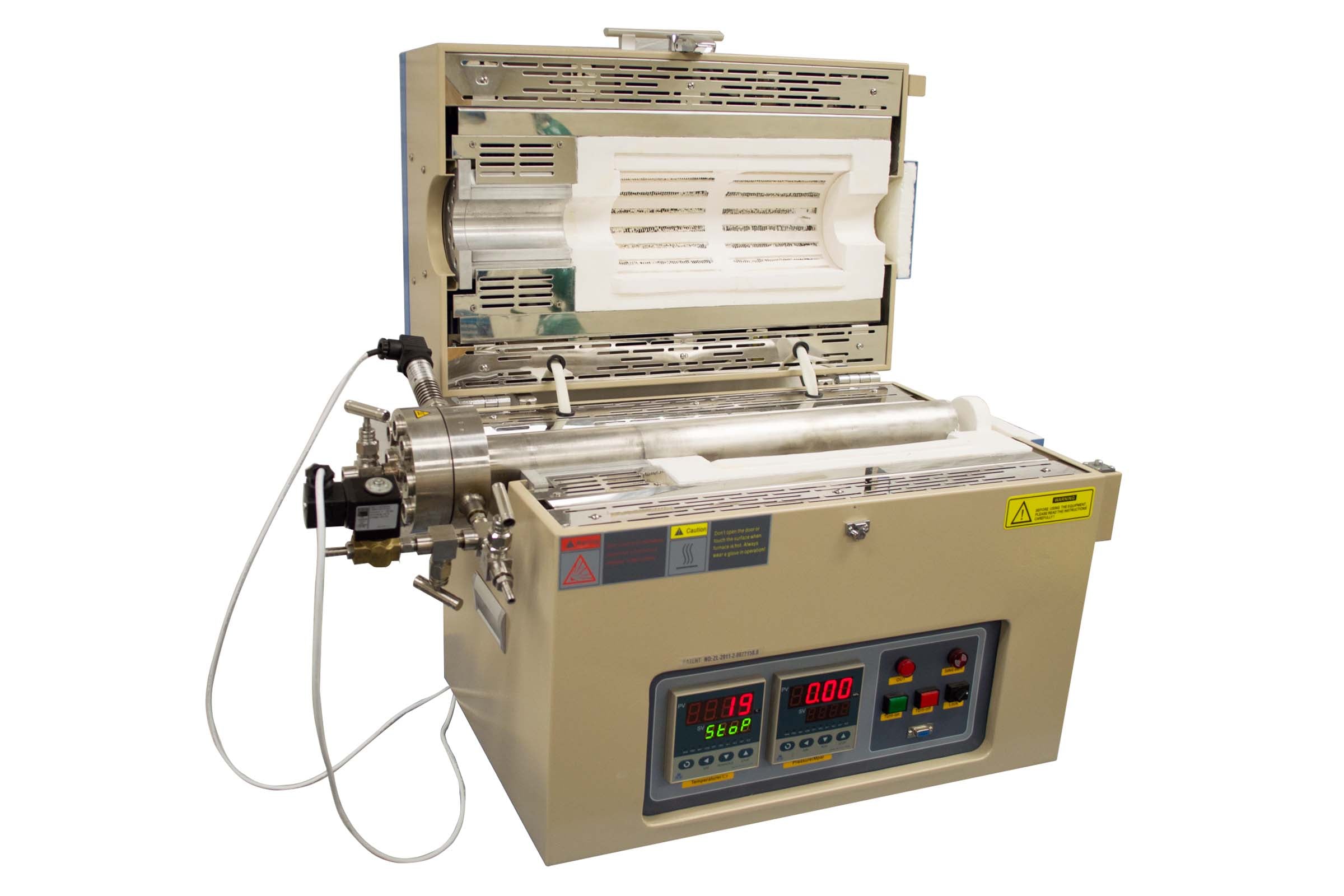 Hi-Pressure Super Alloy Tube with flange KIT, 55 ODx20 IDx580 L (mm) , 1100oC Max. - Tube-HP-55-20-580
