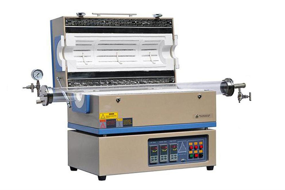 24"L 3-Zone Tube Furnace w/ Optional Quartz Tube & Flange (60 - 130mm, 1200C Max.) -OTF1200XIIIS