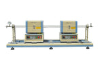 1200C Max Dual Sliding Tube Furnace with 50 mm Tube Flanges for TCVD - OTF-1200X-S-50-DFSL