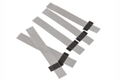 8mm Width Nickel Tab with Adhesive Polymer Tap as Negative Terminal for Pouch Cell, 50pcs/Box - PLiB-NTA8