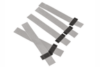 15mm Width Aluminum Tab with Adhesive Polymer Tap as Positive Terminal for Pouch Cell, 50pcs/Box - EQ-PLiB-ATC15