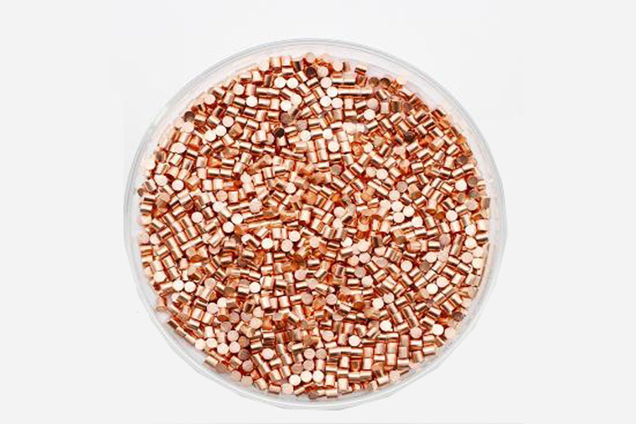 High Purity (99.999%) Copper (Cu) Particles (Φ3*3mm) as Evaporation Source for Conductive Metal Layer in Perovskite Solar Cells, 10g/pack - PSC-CP