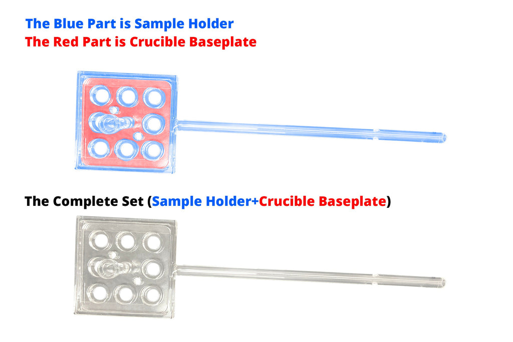 Quartz Sample Stage with 4 Cavities or 8 Cavities