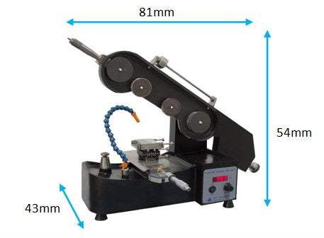 Endless Diamond Wire Saw with Digital Micrometer and Two Angle Adjustable Sample Stage - STX-201