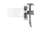 One-end Open Quartz Tube (100x94x250 mm) w/ Compression Flange for High Vacuum - CFF-100
