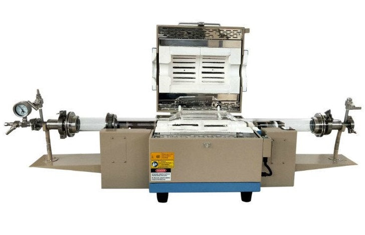 5" Two Zone Rotary Tube Furnace @ 1100°C Max For Powder CVD - OTF-1200X-S-II-R5