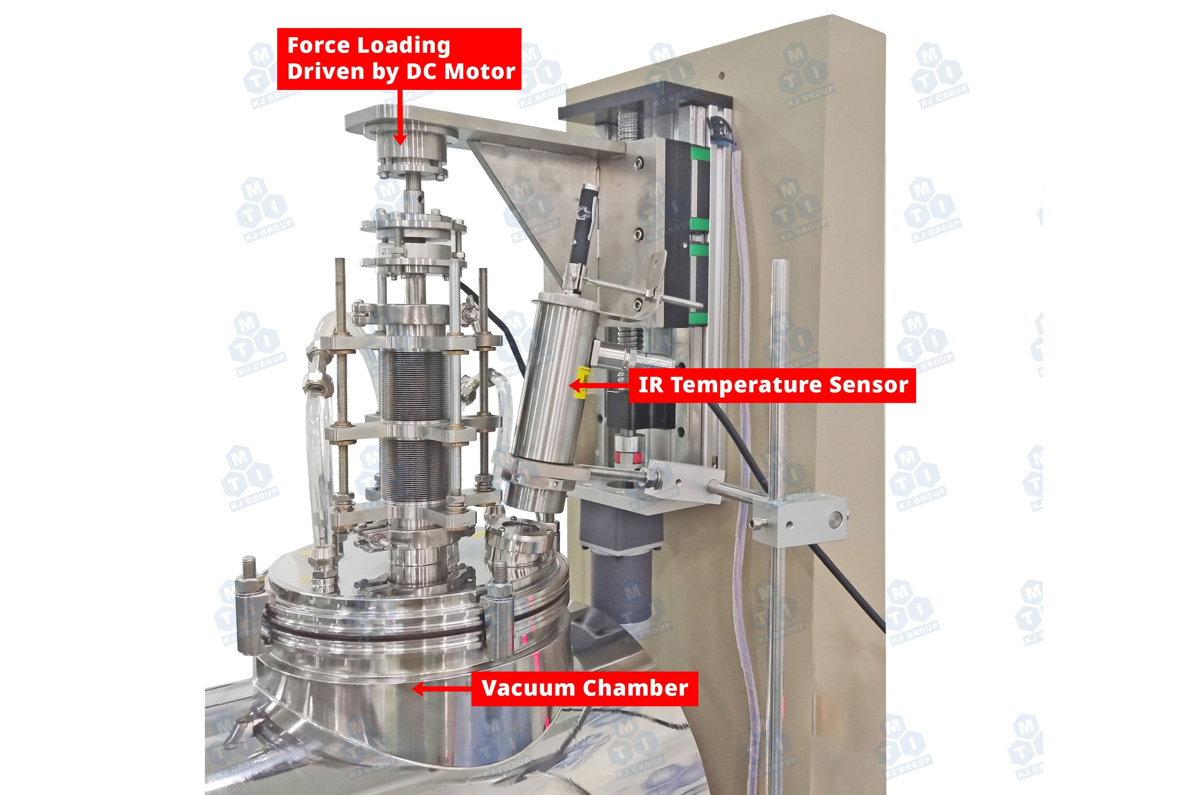 2900°C Max. Ultrafast Heating & Pressing Furnace (UHP) up to 100 kgf - RTP-MS