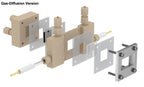 Split Electrochemical Flow Cell with Three-Electrode Configuration for Multifunctional (XRD+XAS+Raman) In-situ Research - SEFC-TEC-MF