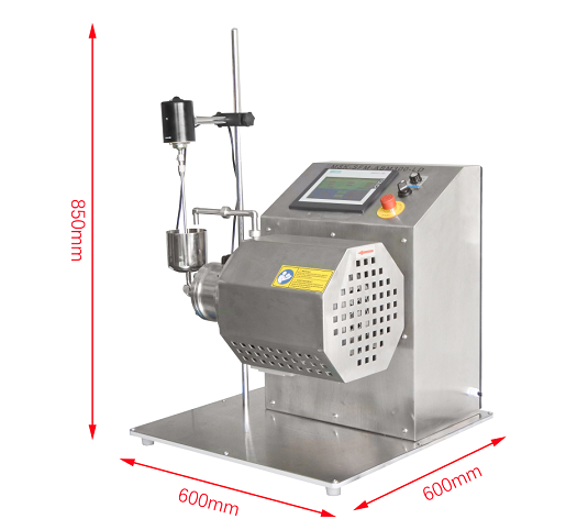 Nano Agitator Bead Mill with Self Circulation & Optional 0.3 / 1.0 L Capacity - MSK-SFM-ABM-LD