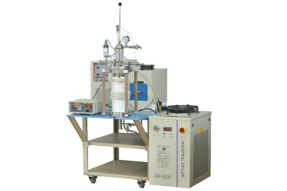 15KW 1700C Max. Induction Heater (6" Tube) with Dose Feeding & Melt Stirring Function - SP-60KTC