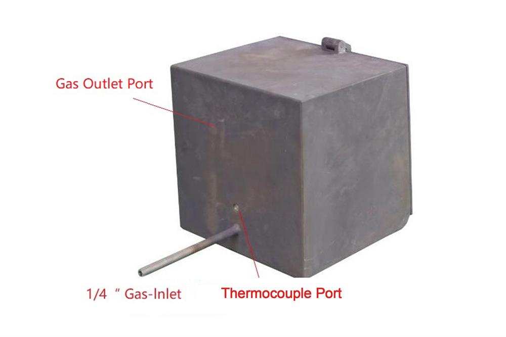 Stainless Steel 310 Alloy Box (12"x12"x12") for KSL-1200X-AC-5S Furnace - K1200SSAB