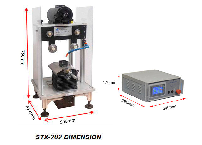 Precision Diamond Wire Saw With Swing Rotary Sample Fixture and Microscope Monitor - STX-202P