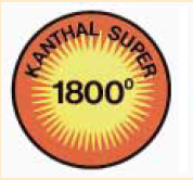 1750°C Kanthal Super MoSi2 Heating Element -330mm L - for GSL-1700X Furnace - KSKSL-1800-ML-LD