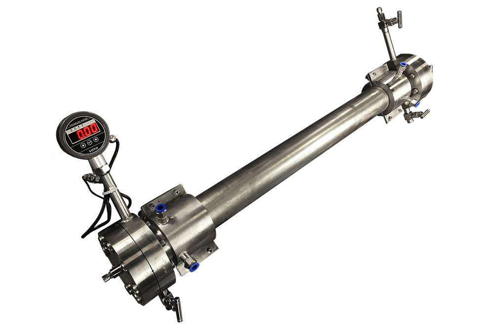 Hi-Pressure Super Alloy Tube: 100 OD x 82 ID x 1200 L (mm) w/ CF Flanges, 1100oC Max. - Tube-HP-100-82