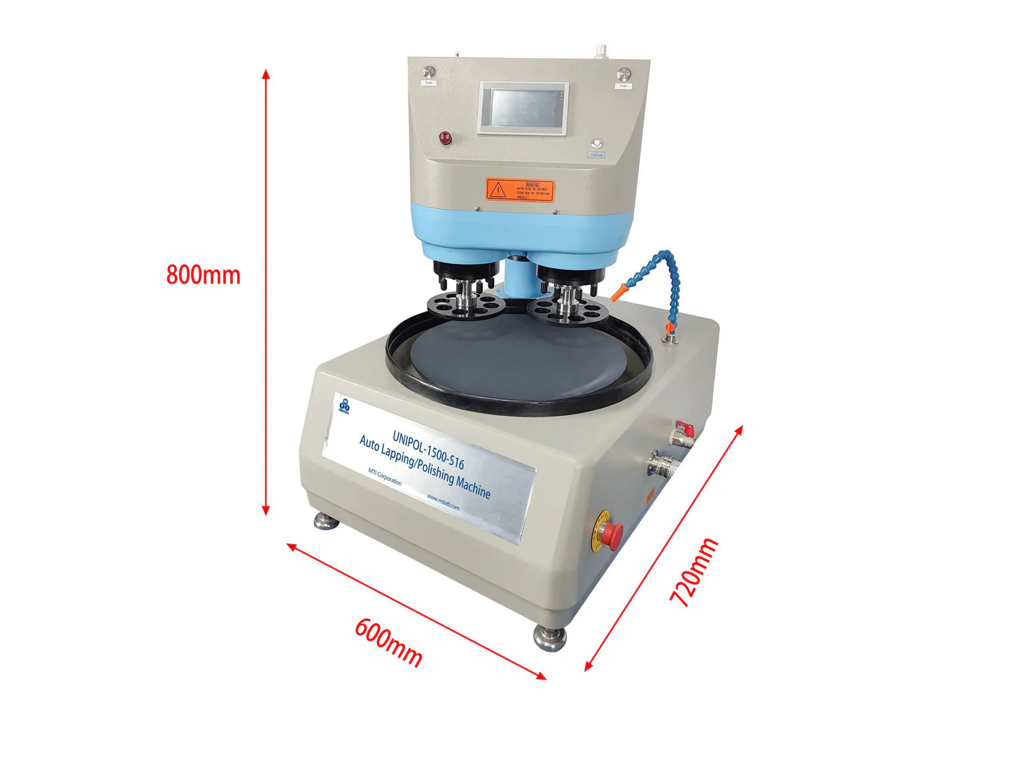 16 samples Automatic Polisher for High Throughput Metallographic Sample Preparation - Unipol-1500-S16