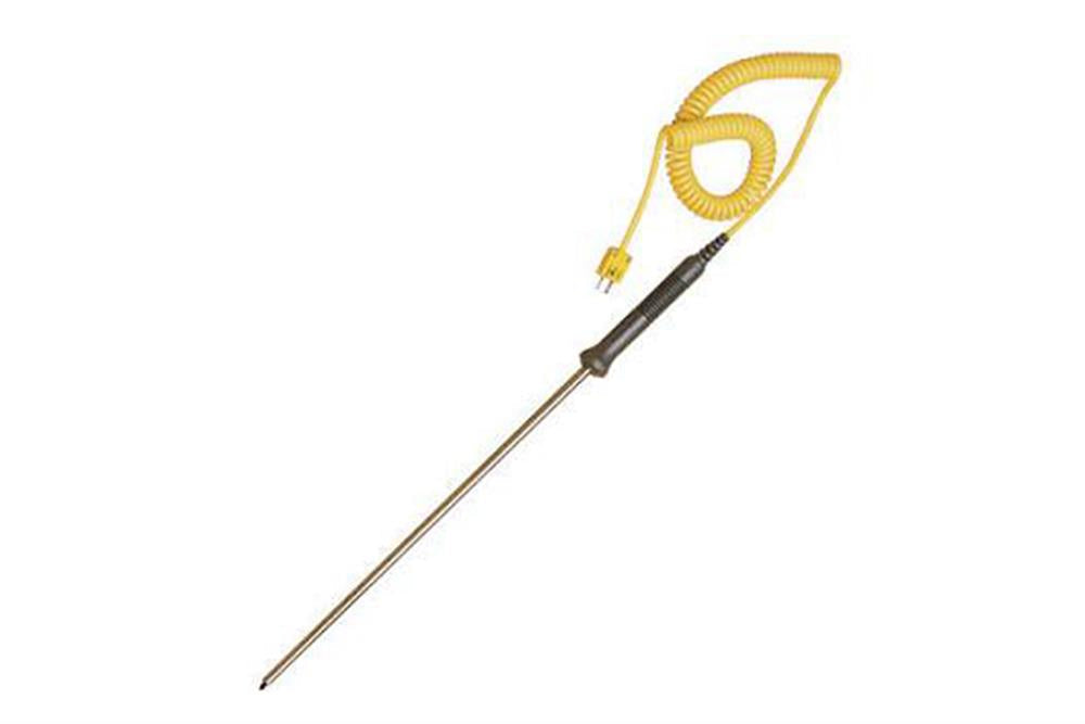 Thermocouple: K type 18" L x 1/4"Dia with Alloy sheath and Male Plug for Calibration up to 1335C - TC-K-Cali-18S-LD