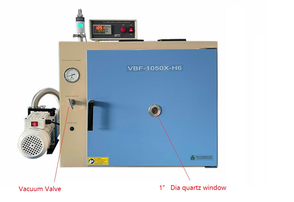 Atmosphere Controlled RTP Furnace for 8" Wafer up to 1000 °C - VBF-1050X-H8