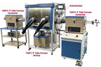Glovebox with 1 PPM purification and Three 1200°C Max. Tube Furnaces  VGB-6-OTF2-VBF